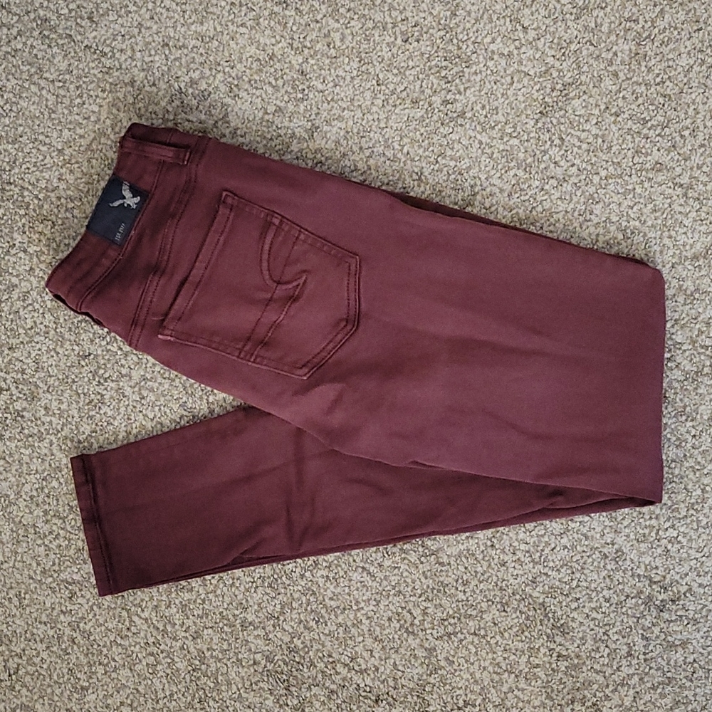 American Eagle Purple Hi-Rise Jeggings